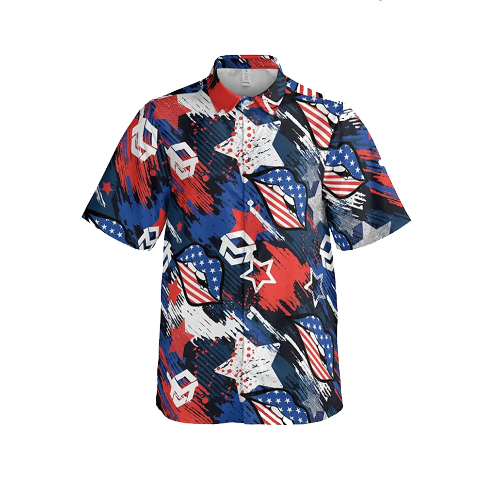 down-button-shirt-02 Sublimation Shirt - Image 1